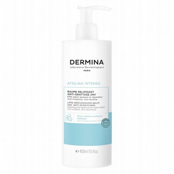 Dermina Atolina Baume Relipidant Anti‑Grattage 24 h – 400 ml