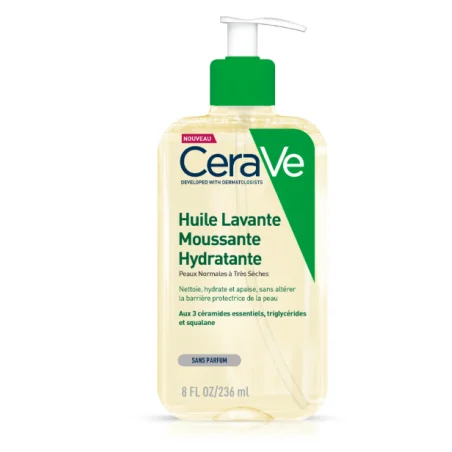 CeraVe Huile Lavante Moussante Hydratante – 236 ml