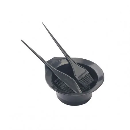 Kit Outils Coloration Cheveux – Bol, 2 Peignes & Brosses