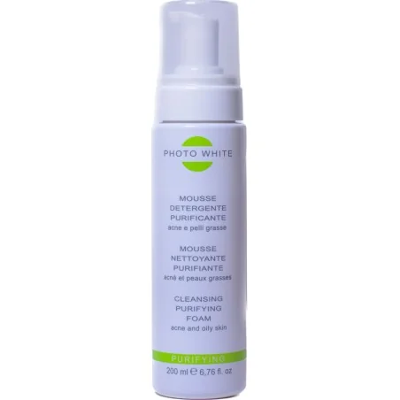 Photowhite Mousse Nettoyante Purifiante – 200 ml