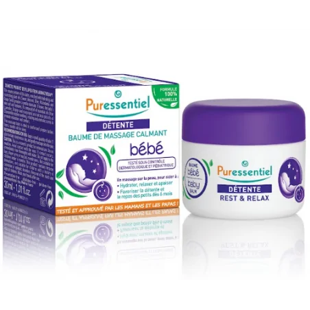 Puressentiel Baume de Massage Calmant Bébé – 30 ml