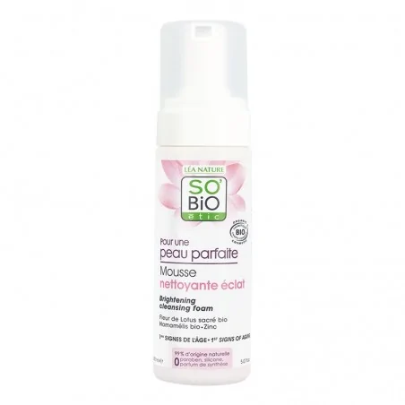 SO’BiO étic Mousse Nettoyante Éclat – 150 ml