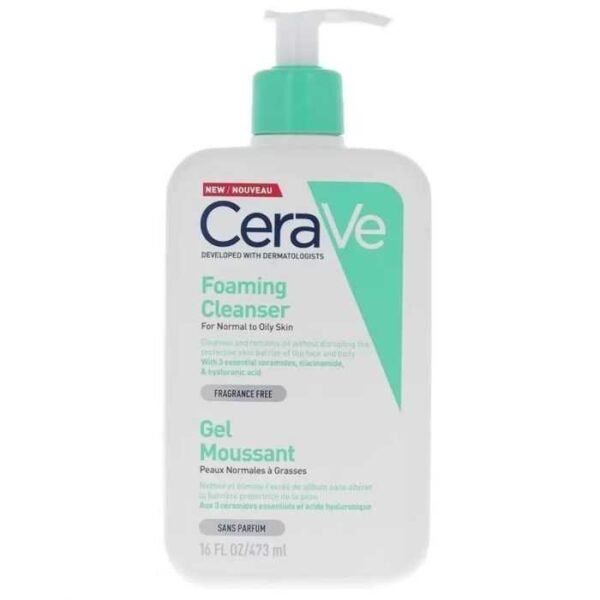 CERAVE GEL MOUSSANT PEAUX NORMALES A GRASSES 473ML