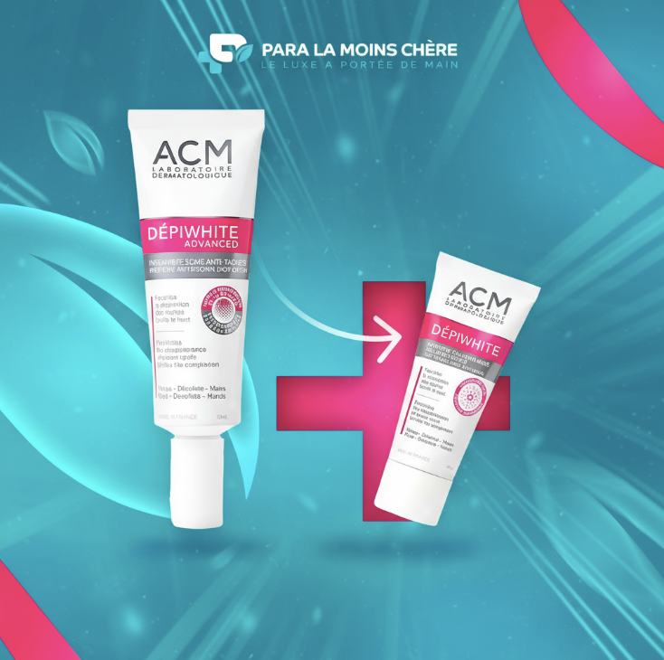 Pack ACM Dépiwhite : Crème anti-taches + masque Dépiwhite offert. Une routine complète pour corriger les taches, éclaircir la peau et unifier le teint au meilleur prix.