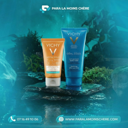 Bénéficiez d’une offre exceptionnelle avec le pack Vichy Capital Soleil SPF50 incluant Vichy Idéal Soleil OFFERT. Une protection solaire avancée, adaptée aux peaux sensibles, signée Vichy Laboratoires.