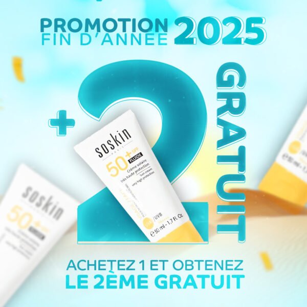 Pack SOSKIN (Achetez 1 SPF, obtenez le 2ème gratuit)